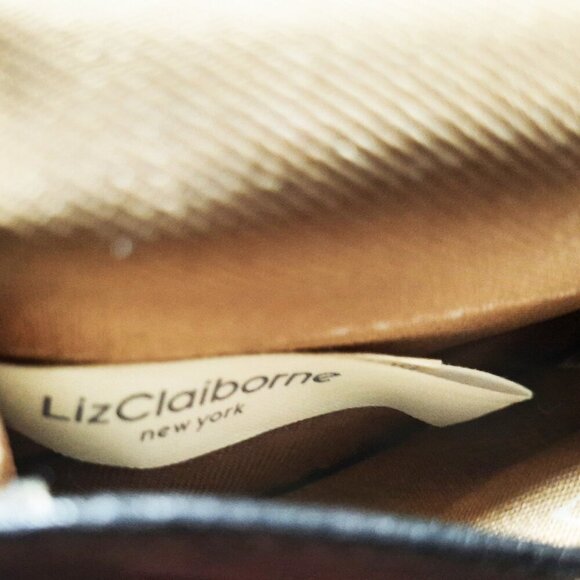 Liz Claiborne Change Purse Black Leopard Accents New With Tags - Picture 4 of 5